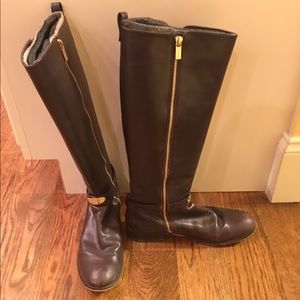 Micheal Kors leather riding boots
